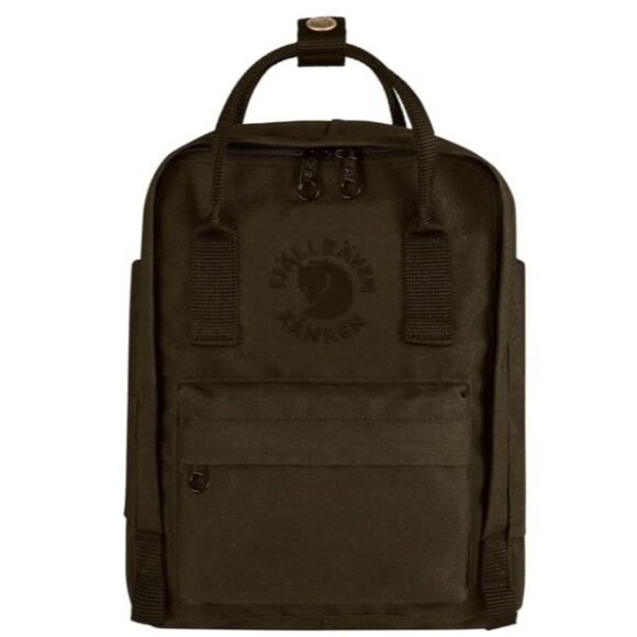 Fjallraven Kanken Mini Backpack Rutsack Water Resistant NWOT Dark Olive Gray - Picture 5 of 7